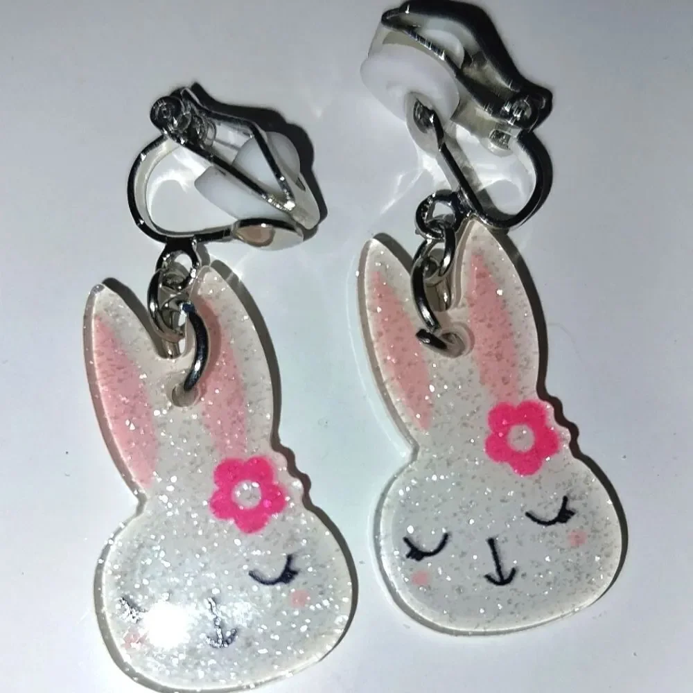 Super cute kid's fashion clip-on earrings